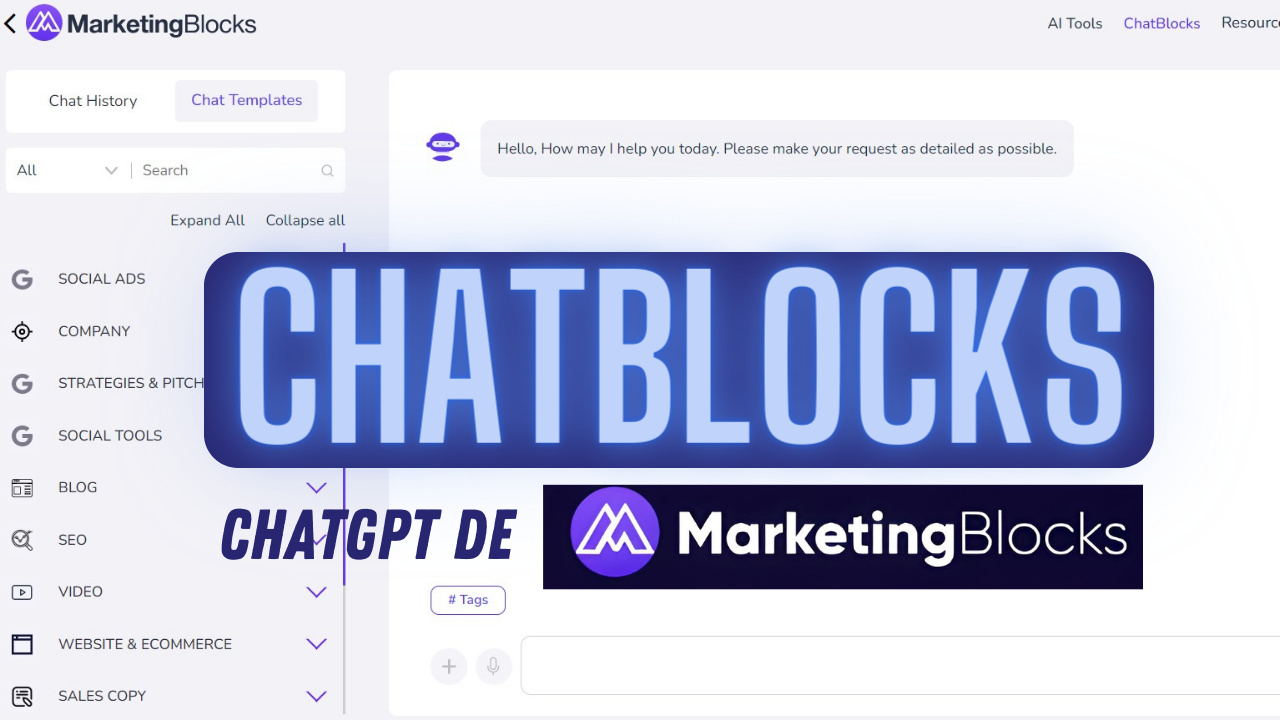 En este momento estás viendo Chatblocks el ChatGpt de MarketingBlocks